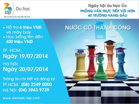 Ngày hội tư vấn du học Úc - Phỏng vấn trực tiếp với hơn 40 trường hàng đầu - 1 Ngày hội tư vấn du học Úc - Phỏng vấn trực tiếp với hơn 40 trường hàng đầu