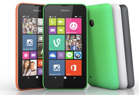 Nokia ra mắt điện thoại Lumia 530 giá rẻ nhất thị trường - 1 Lumia 530 là phiên bản smartphone Windows Phone giá rẻ nhất hiện nay.