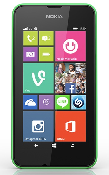 Nokia ra mắt điện thoại Lumia 530 giá rẻ nhất thị trường - 2 Lumia 530 là phiên bản smartphone Windows Phone giá rẻ nhất hiện nay.