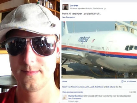 Ảnh trên Facebook của một hành khách “dự báo” máy bay MH17 bị bắn rơi - 1 Bức ảnh trên Facebook của một hành khách trên chuyến bay MH17 bị bắn rơi