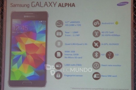Galaxy Alpha xuất hiện qua một loạt hình ảnh.