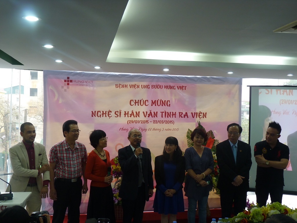 Sau một thời gian dài điều trị, ngày 22.3 nghệ sĩ Hán Văn Tình chính thức được xuất viện.