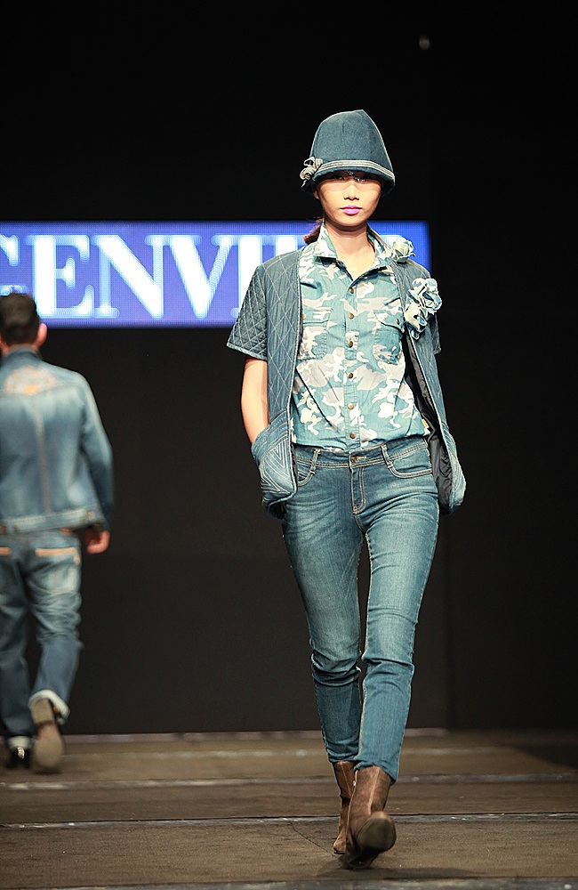 Biến tấu từ rằn ri và cách chần của áo bông xưa trong thiết kế của GenViet Jeans