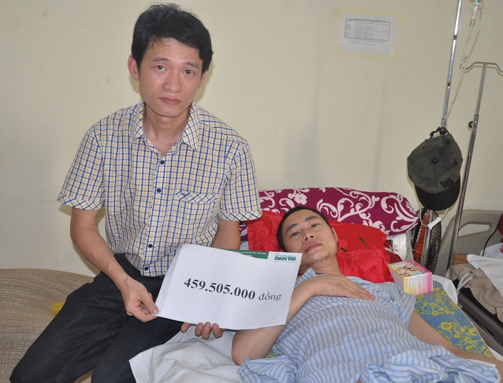 Tình hình sức khỏe của anh Pủa đã khá hơn nhiều.