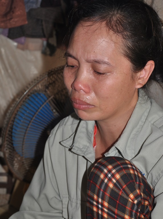 Phát hiện bị ung thư vòm họng giai đoạn cuối, anh Thật bị kiệt sức không còn làm được việc gì.