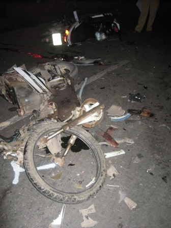Hiện trường vụ tai nạn