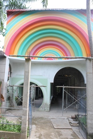 Cổng vào đền thờ Bác Hồ