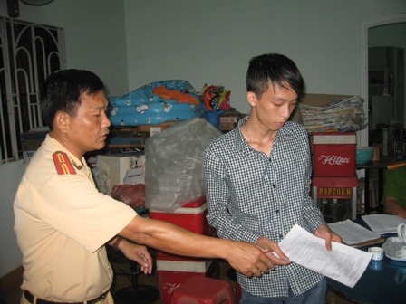 Đối tượng Thương nhận quyết định xử phạt