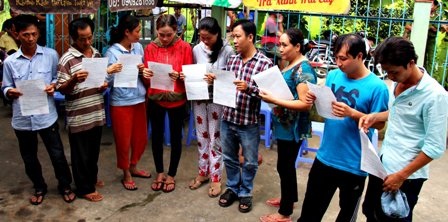 Các đối tượng nhận quyết định xử phạt