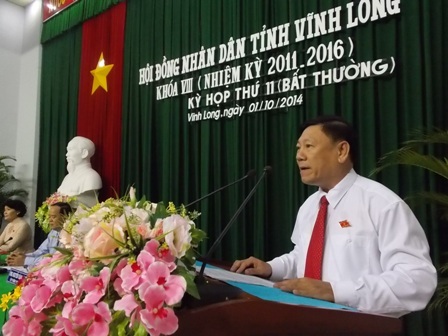 Ông Trần Văn Rón được bầu làm Chủ tịch UBND tỉnh Vĩnh Long