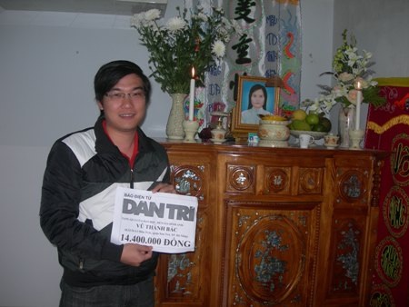Hơn 14 triệu đồng đến với gia đình chị Hoài Phương