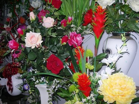 Hoa giả hối hả vào mùa Tết  - 4