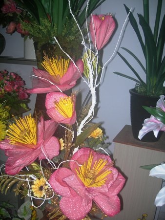 Hoa giả hối hả vào mùa Tết  - 6