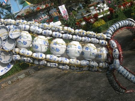 Ngắm ba con rồng "khủng" tại hội hoa xuân - 5