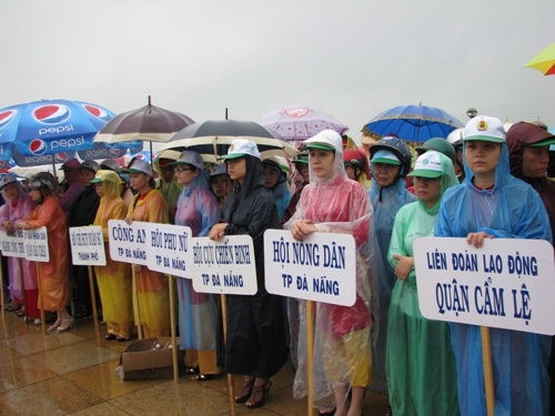 Các cơ quan, đoàn thể tham gia lễ phát động