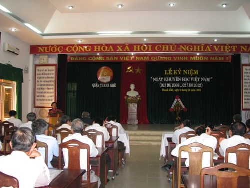 Hội Khuyến học quận Thanh Khê tổ chức lễ kỷ niệm Ngày Khuyến học Việt Nam.