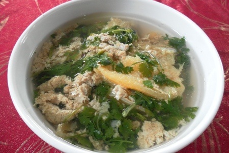 Canh tôm tít nấu khế 