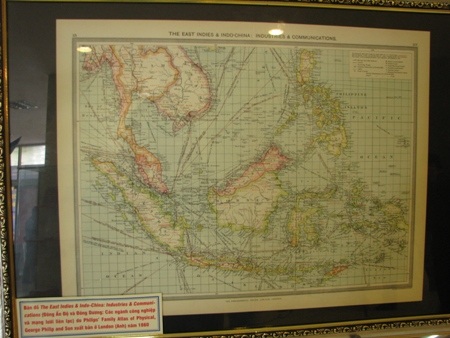 Bản đồ Asia Eastern do Com- plete Atiats of the World ấn hành tại New York (Hoa Kỳ) năm 1919