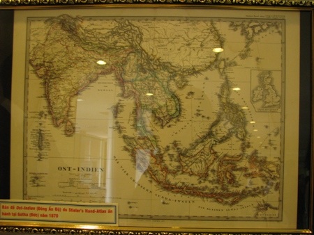 Bản đồ Asia Eastern do Com- plete Atiats of the World ấn hành tại New York (Hoa Kỳ) năm 1919