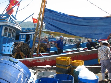 Các tàu lại hối hả chuẩn bị cho chuyến ra khơi tiếp theo