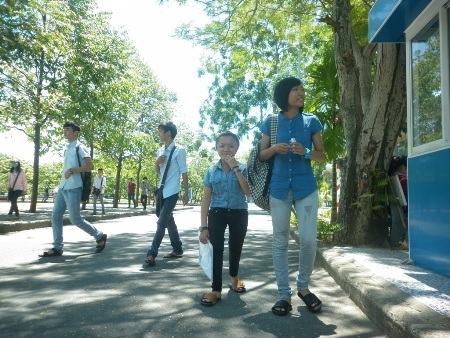 Thanh Thảo có chiều cao khiêm tốn so với những thí sinh khác