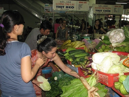 Trong đó tăng mạnh nhất là rau xanh 