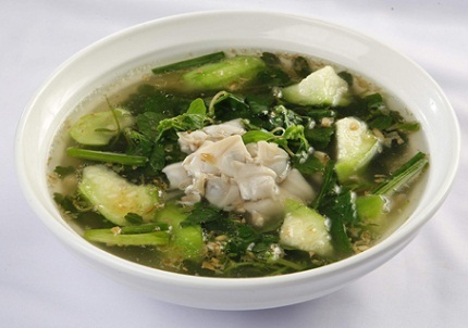 Canh dền cơm nấu nghêu - 1 Cách làm: