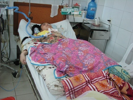 Phúc Yên đang điều trị tại Bệnh viện Đà Nẵng 