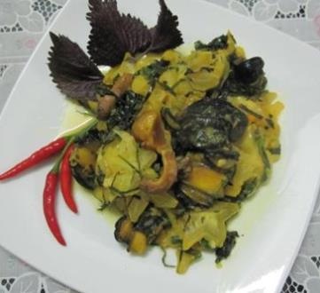 Ngon lạ ốc xào khế