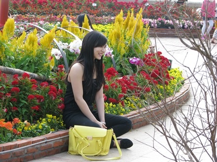 Những cô gái xinh tươi trong nắng xuân