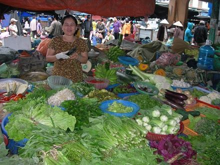 và rau xanh đã hạ nhiệt