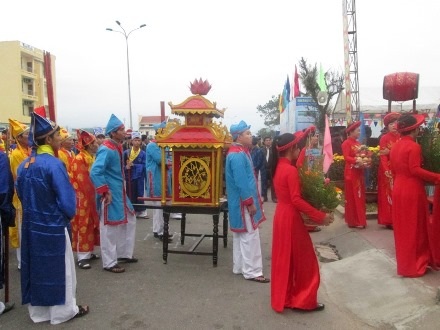 Nghi
thức làm lễ Nghinh thần