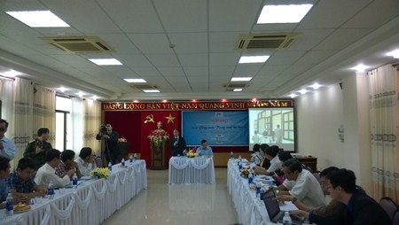 Quang cảnh buổi họp báo