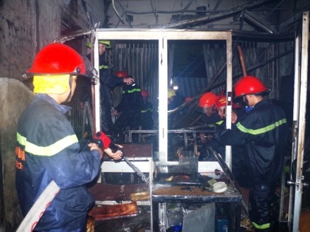 Cháy cơ sở thư pháp