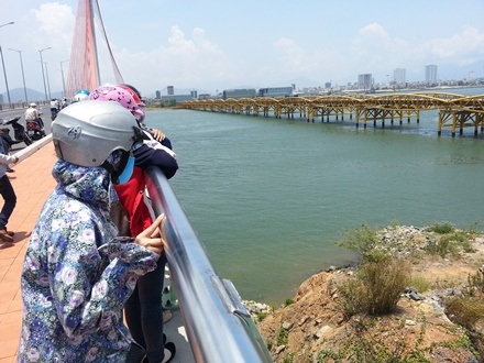 Cầu Trần Thị Lý - nơi phát hiện thi thể nữ sinh T.