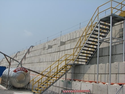 Kết cấu bể chứa để xử lý 