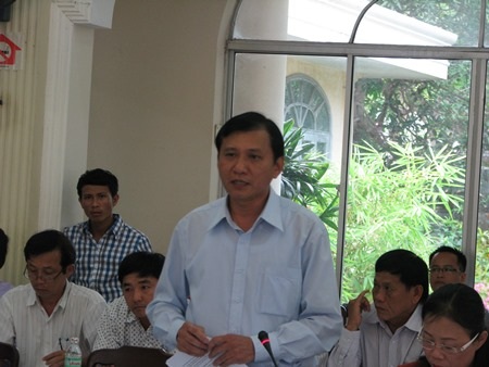 Đại diện UBND tỉnh Quảng Ngãi - Phó Chủ tịch Phạm Trường Thọ đề xuất ý kiến tại hội nghị