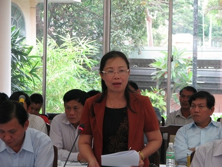 Đại diện UBND tỉnh Quảng Ngãi - Phó Chủ tịch Phạm Trường Thọ đề xuất ý kiến tại hội nghị