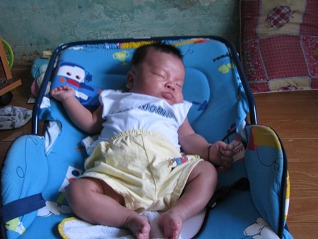 Cháu Hiếɵ mới được 2 tháng rưỡi