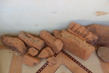 Những tác phẩm điêu khắc bằng gạch có hoa văn