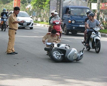 Theo kết luận của công an Liên Chiều thì bà Lan tự ngã chứ không phải do đồng chí Tuấn đạp