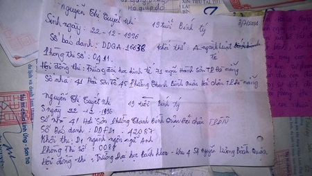 Sĩ tử ghi ước nguyện lên chuông chùa - 4 Những ước nguyện của các sĩ tử.