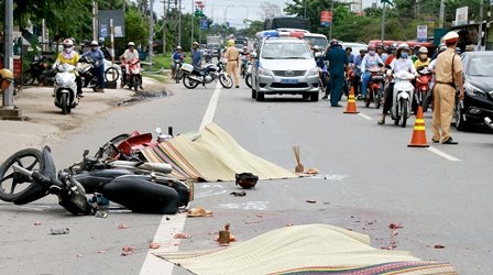 Hiện trường vụ tai nạn