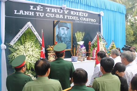 Tổ chức lễ truy điệu lãnh tụ Cuba Fidel Castro - 3