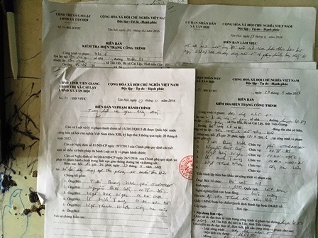 Ông Út liên tục bị lập biên bản vi phạm trong xây dựng