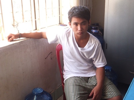 Ba nghi can tại cơ quan công an