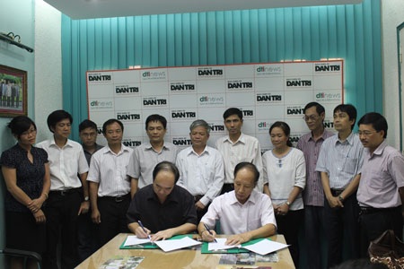 Báo Dân trí tiếp tục được các cơ quan báo chí hợp tác trao đổi thông tin - 1 Báo Dân trí tiếp tục được các cơ quan báo chí hợp tác trao đổi thông tin - 1