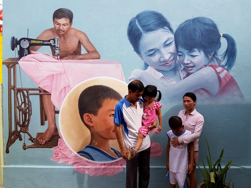 Đổi thay “làng bích họa” ở ven biển Tam Kỳ - Ảnh 10. Đổi thay “làng bích họa” ở ven biển Tam Kỳ - Ảnh 10.