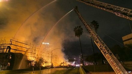 Mỹ: Cháy dữ dội tại trung tâm Los Angeles