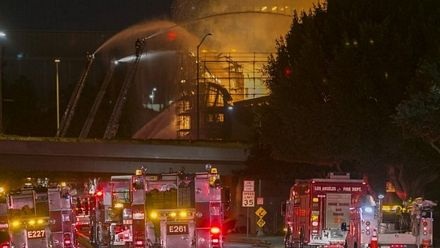 Mỹ: Cháy dữ dội tại trung tâm Los Angeles